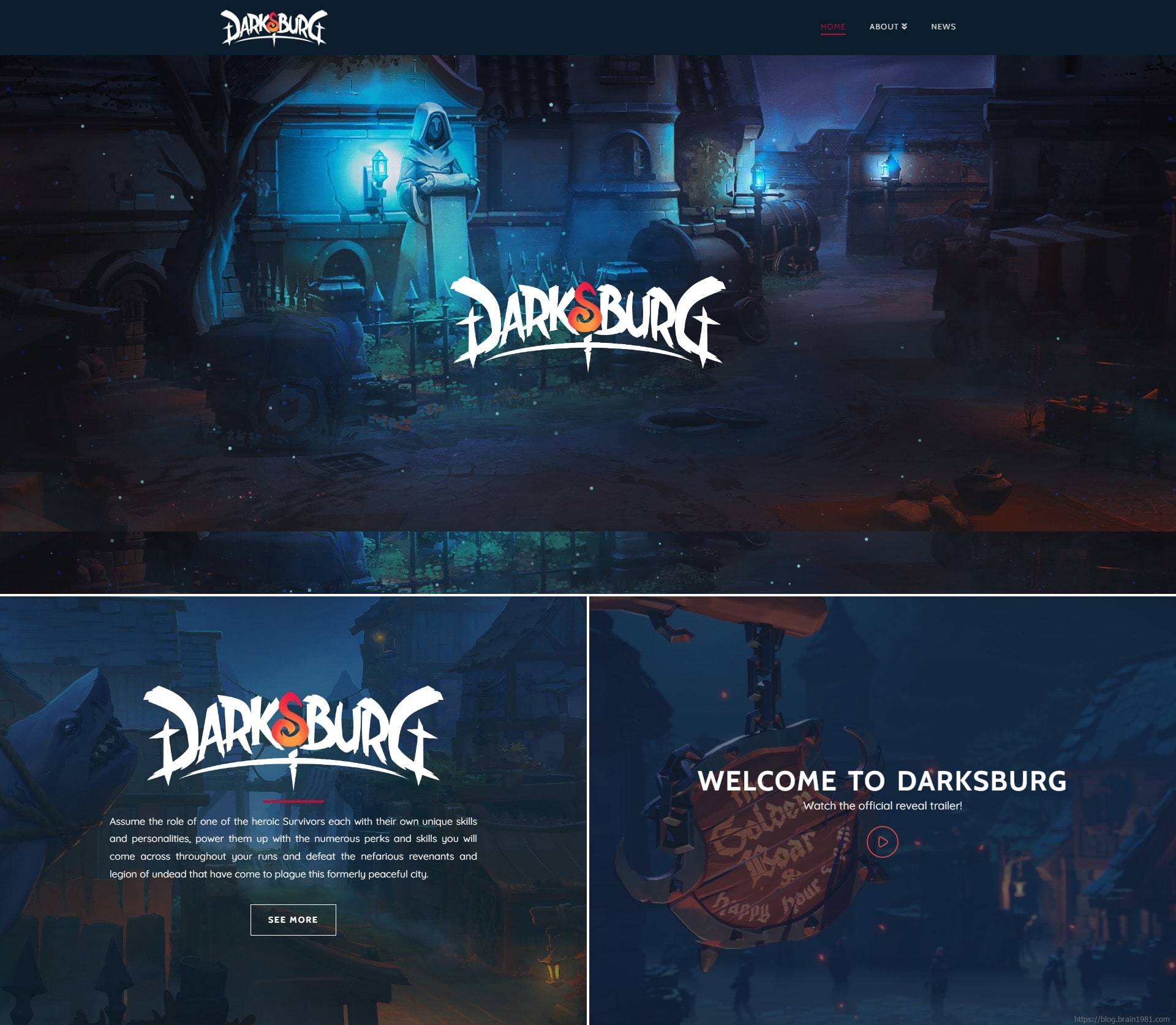 DarksBurg - WordPress游戏网站