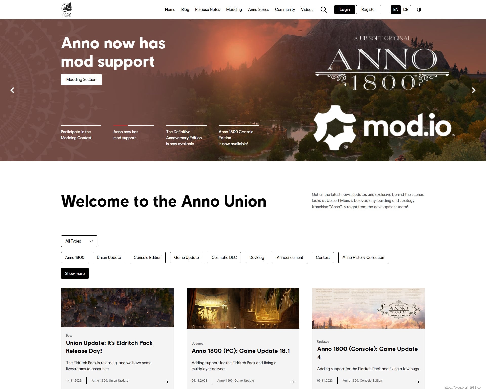 ANNO-WordPress游戏网站
